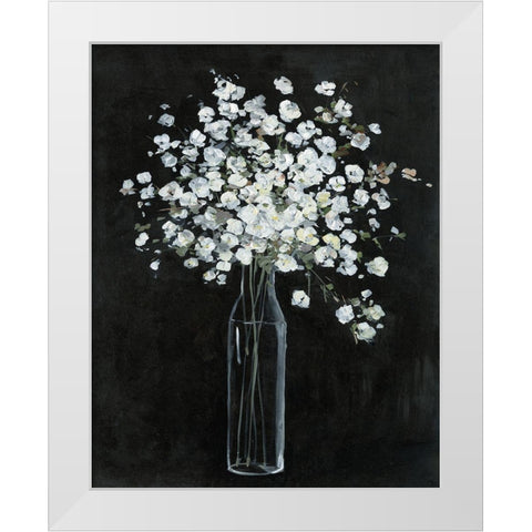 Filled with Spring White Modern Wood Framed Art Print by Swatland, Sally