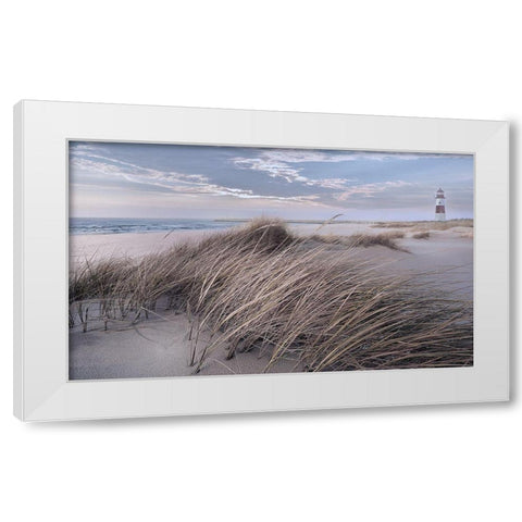 Winter Wind White Modern Wood Framed Art Print by Calascibetta, Mike