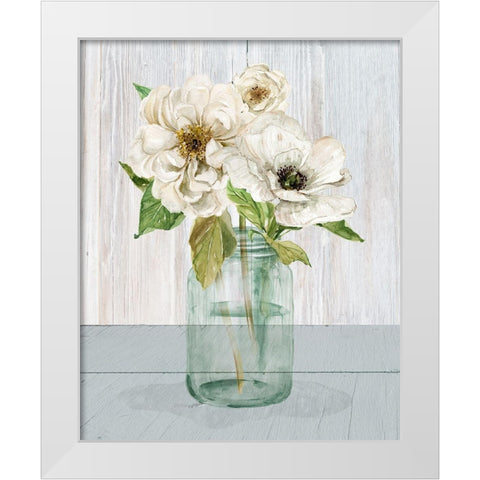 Sunny Day Revisited II White Modern Wood Framed Art Print by Robinson, Carol