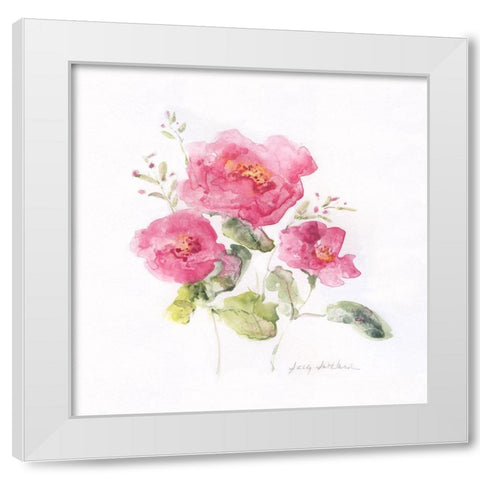 A Sweet Scent II White Modern Wood Framed Art Print by Swatland, Sally