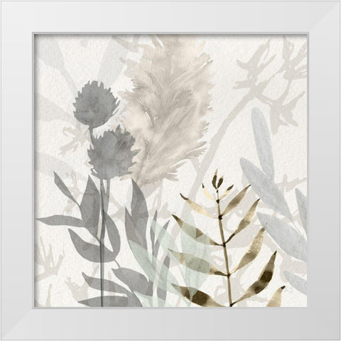 Shadow Woods I White Modern Wood Framed Art Print by Jill, Susan