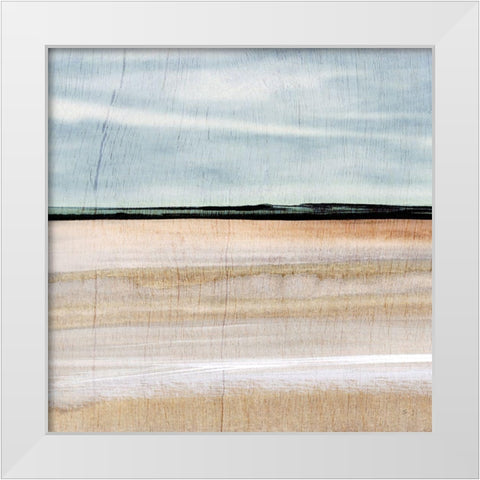 Spacious Skies I White Modern Wood Framed Art Print by Jill, Susan