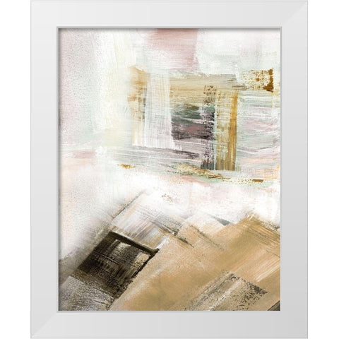 Sweep II White Modern Wood Framed Art Print by Shapiro, Judith