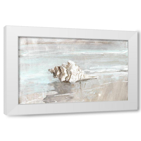 Wahsed Ashore I White Modern Wood Framed Art Print by Swatland, Sally