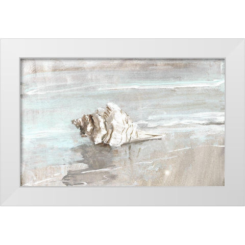 Wahsed Ashore I White Modern Wood Framed Art Print by Swatland, Sally