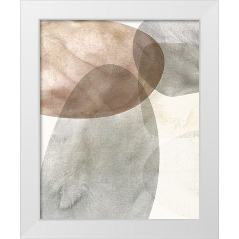 Right Object I White Modern Wood Framed Art Print by Robinson, Carol