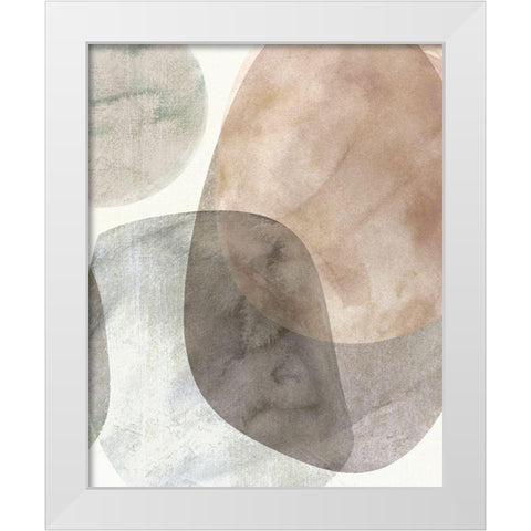 Right Object II White Modern Wood Framed Art Print by Robinson, Carol