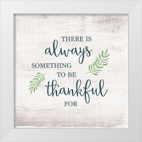 Always Something White Modern Wood Framed Art Print by Murray, Amanda