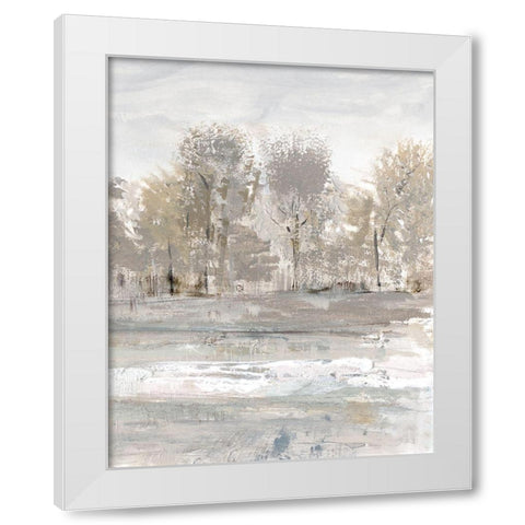 Meadows Edge I White Modern Wood Framed Art Print by Jill, Susan