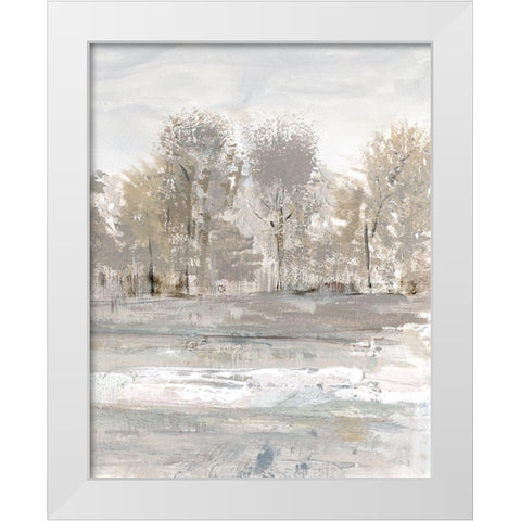 Meadows Edge I White Modern Wood Framed Art Print by Jill, Susan