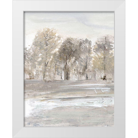 Meadows Edge II White Modern Wood Framed Art Print by Jill, Susan