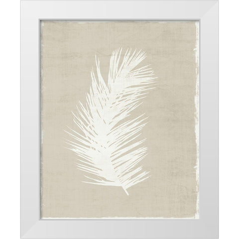 Palm Oasis I White Modern Wood Framed Art Print by Carpentieri, Natalie