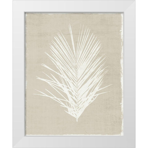 Palm Oasis II White Modern Wood Framed Art Print by Carpentieri, Natalie