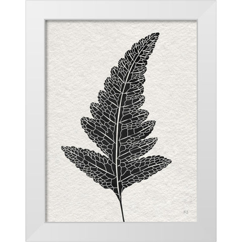 Forest Fern I White Modern Wood Framed Art Print by Jill, Susan