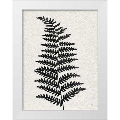 Forest Fern II White Modern Wood Framed Art Print by Jill, Susan