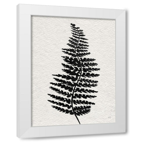 Forest Fern III White Modern Wood Framed Art Print by Jill, Susan