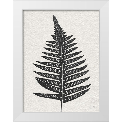 Forest Fern IV White Modern Wood Framed Art Print by Jill, Susan