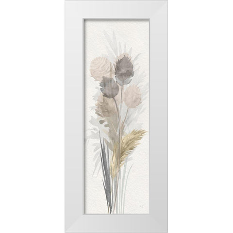 Cattail Road II White Modern Wood Framed Art Print by Jill, Susan
