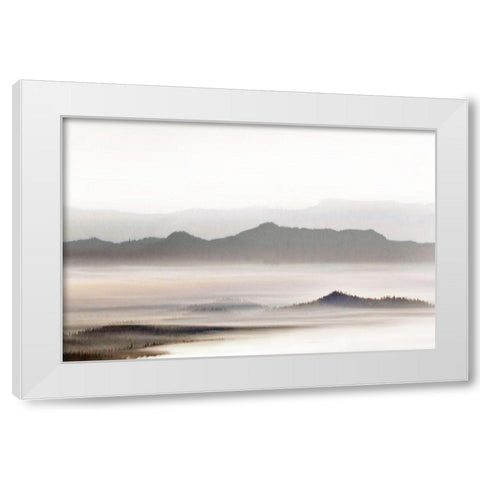 West Fjord White Modern Wood Framed Art Print by Delimont, Danita
