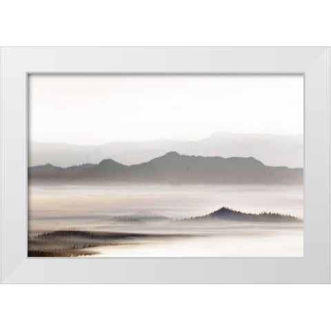 West Fjord White Modern Wood Framed Art Print by Delimont, Danita