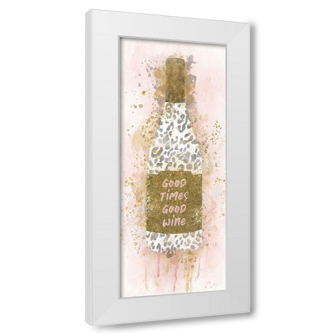 Good Times White Modern Wood Framed Art Print by Carpentieri, Natalie