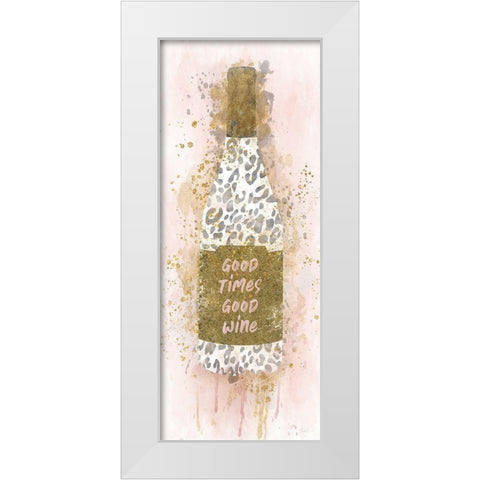 Good Times White Modern Wood Framed Art Print by Carpentieri, Natalie
