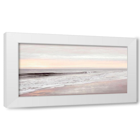 Dawn on the Horizon I White Modern Wood Framed Art Print by Carpentieri, Natalie