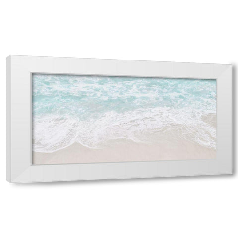 Coastline Tide White Modern Wood Framed Art Print by Carpentieri, Natalie