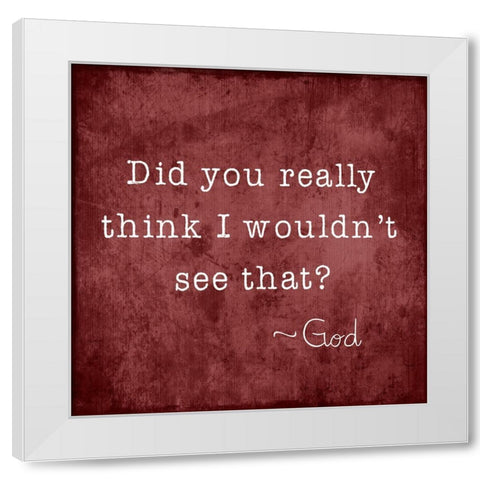 See That White Modern Wood Framed Art Print by Designs, CAD