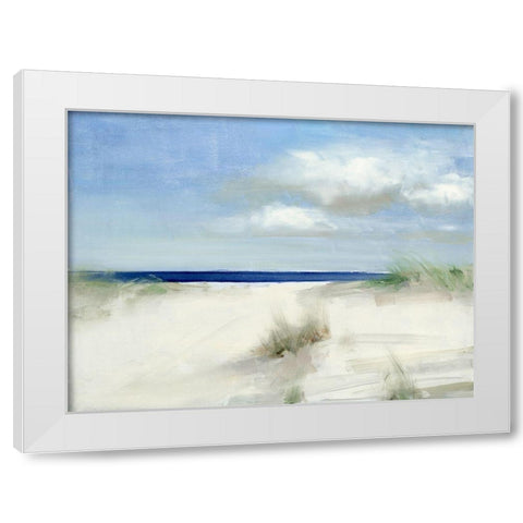 Belleair Beach White Modern Wood Framed Art Print by Swatland, Sally