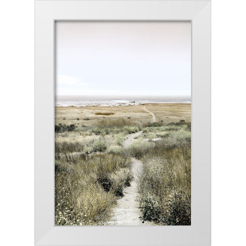 Footpath to Paradise White Modern Wood Framed Art Print by Delimont, Danita