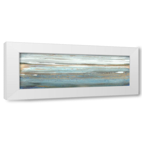 White Roe Morning White Modern Wood Framed Art Print by Jill, Susan