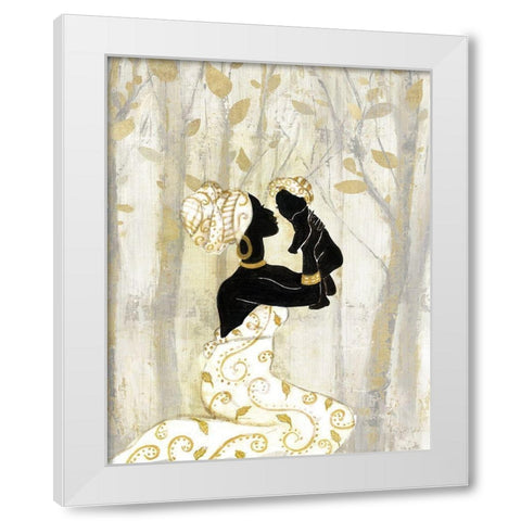 The Next Generation of Me White Modern Wood Framed Art Print by Tava Studios