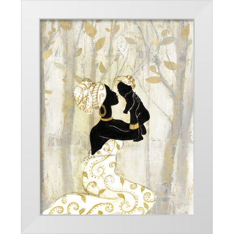 The Next Generation of Me White Modern Wood Framed Art Print by Tava Studios