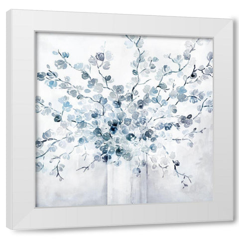 Sky Blossoms White Modern Wood Framed Art Print by Brockmon, Kristen