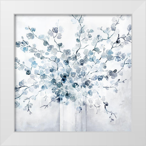 Sky Blossoms White Modern Wood Framed Art Print by Brockmon, Kristen