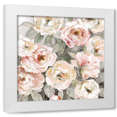 Bold Garden White Modern Wood Framed Art Print by Robinson, Carol