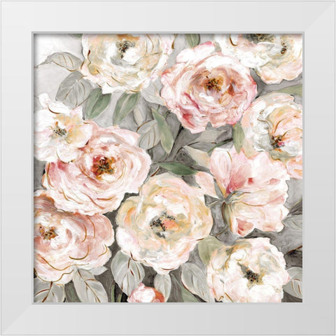 Bold Garden White Modern Wood Framed Art Print by Robinson, Carol