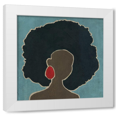 Unity I White Modern Wood Framed Art Print by Robinson, Carol