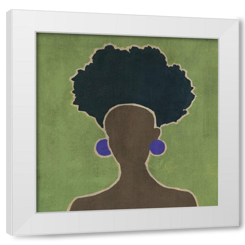 Unity II White Modern Wood Framed Art Print by Robinson, Carol