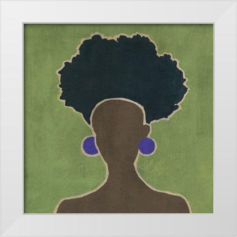 Unity II White Modern Wood Framed Art Print by Robinson, Carol