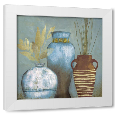 Portofino I White Modern Wood Framed Art Print by Tava Studios