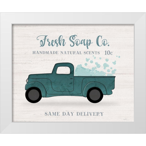 Fresh Soap White Modern Wood Framed Art Print by Carpentieri, Natalie