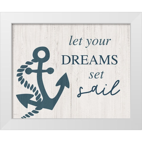 Dreams Set White Modern Wood Framed Art Print by Carpentieri, Natalie