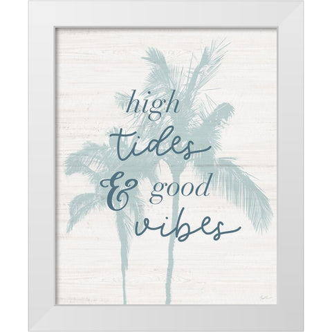 High Tides White Modern Wood Framed Art Print by Carpentieri, Natalie
