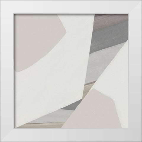 Soft Desert Shadows I White Modern Wood Framed Art Print by Jill, Susan