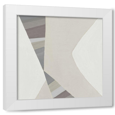 Soft Desert Shadows II White Modern Wood Framed Art Print by Jill, Susan