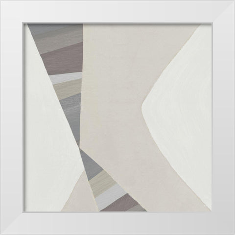Soft Desert Shadows II White Modern Wood Framed Art Print by Jill, Susan