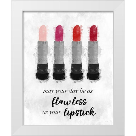 Flawless White Modern Wood Framed Art Print by Carpentieri, Natalie