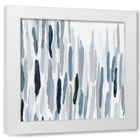 Rhythm and Blues II White Modern Wood Framed Art Print by Jill, Susan